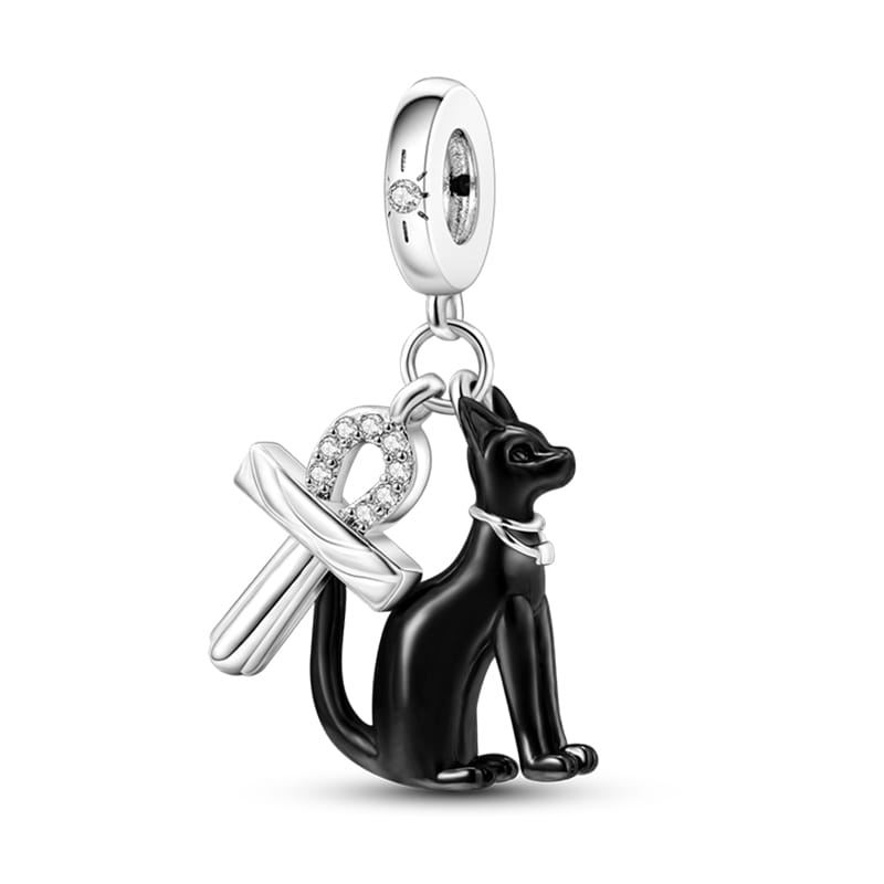 Charms Srebro 925 - EGIPSKI KOT