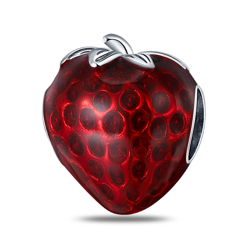 Charms Srebro 925 - TRUSKAWKA