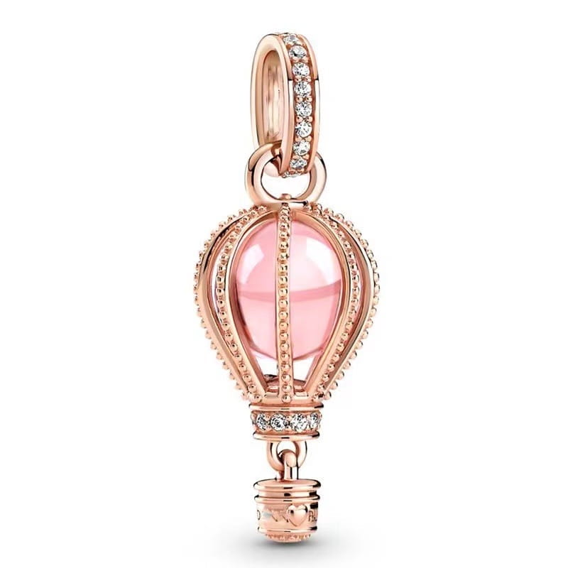 Charms Srebro 925 - ZŁOTY BALON