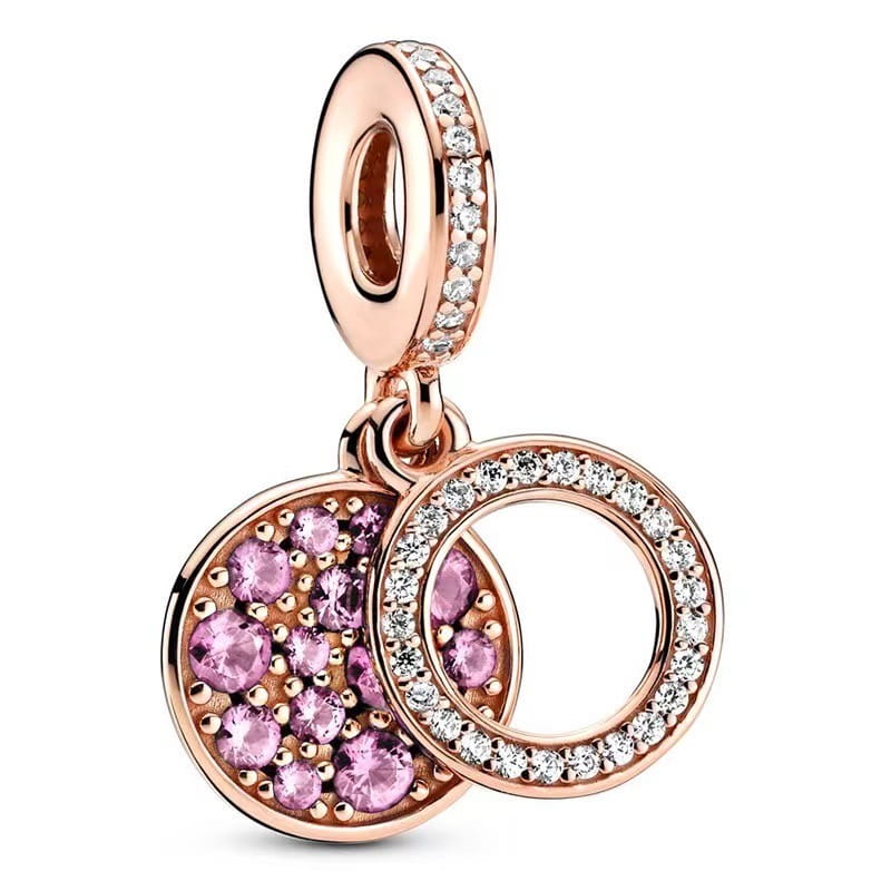 Charms Srebro 925 - ZŁOTE PAVE